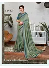 Blue Norita Fancy Resham and Cord Embroidery Work Weaved Silk Saree 11412